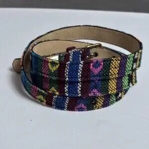 Woven Multicolor Women's Belt - Fashion Accessory